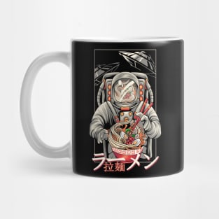 Ramen Astronaut Vintage Kawaii Otaku Japanese Noodles Gift Mug